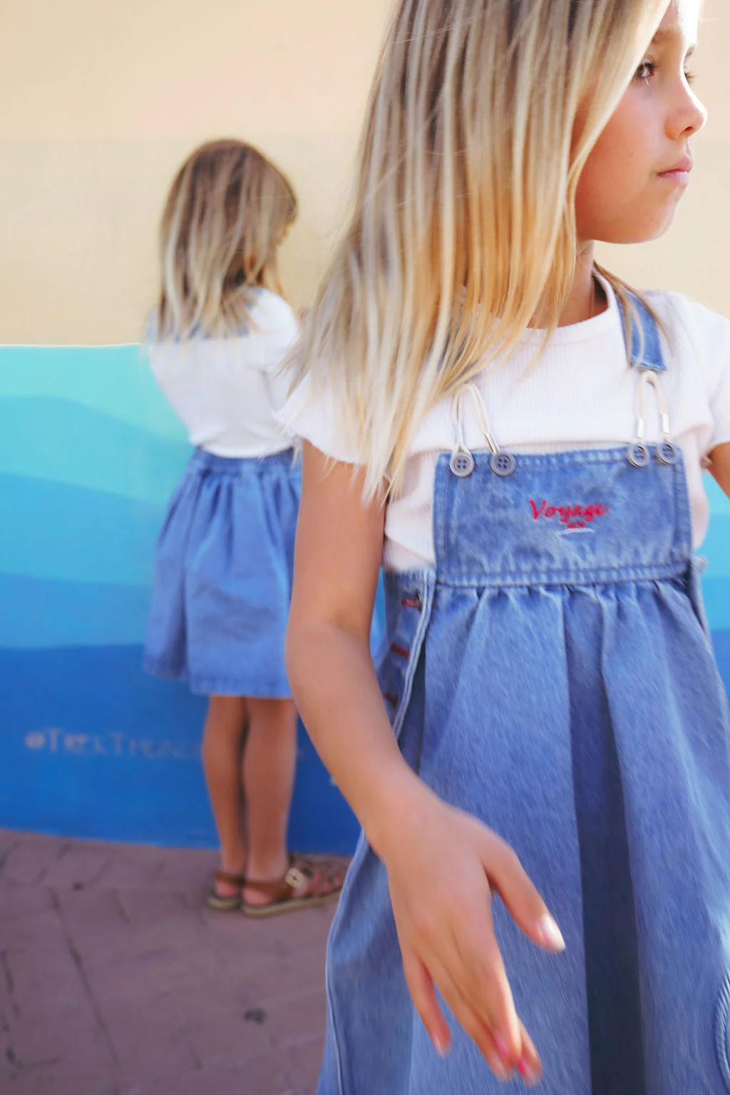 Calla Lili Nautical Jumper - Blue Denim - Image 3
