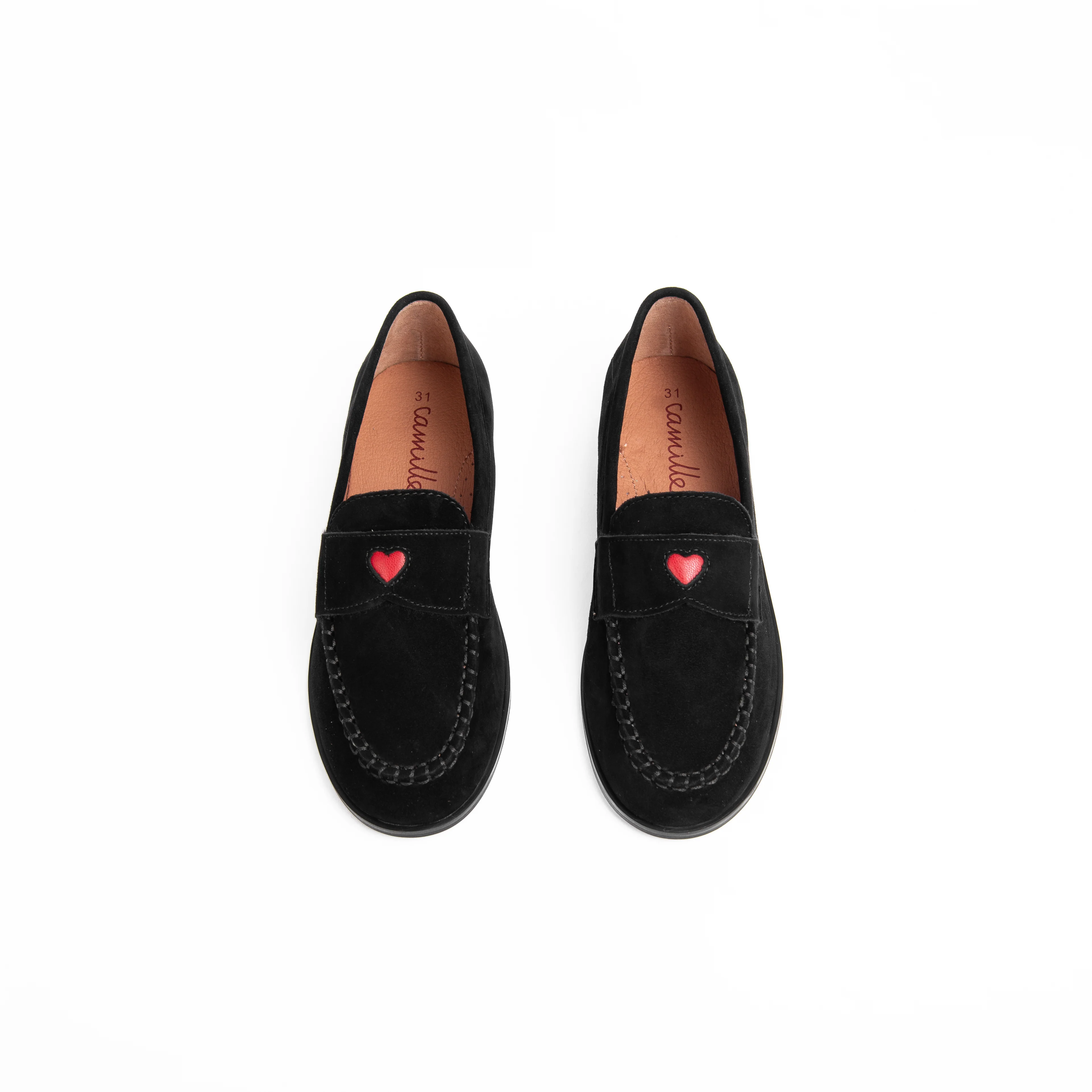 Camille Shoes Clunky Stellar - Black Suede
