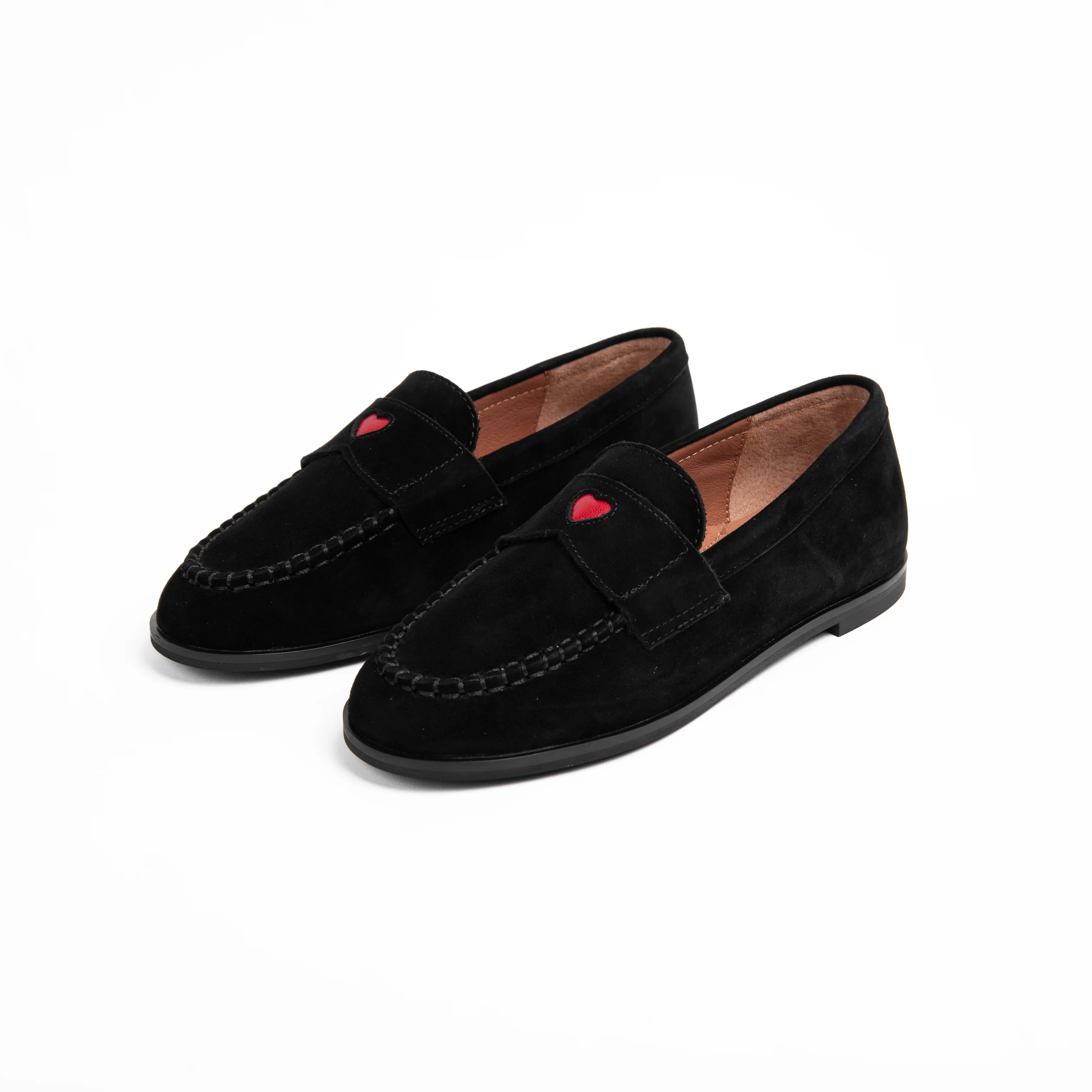 Camille Shoes Clunky Stellar - Black Suede - Image 2