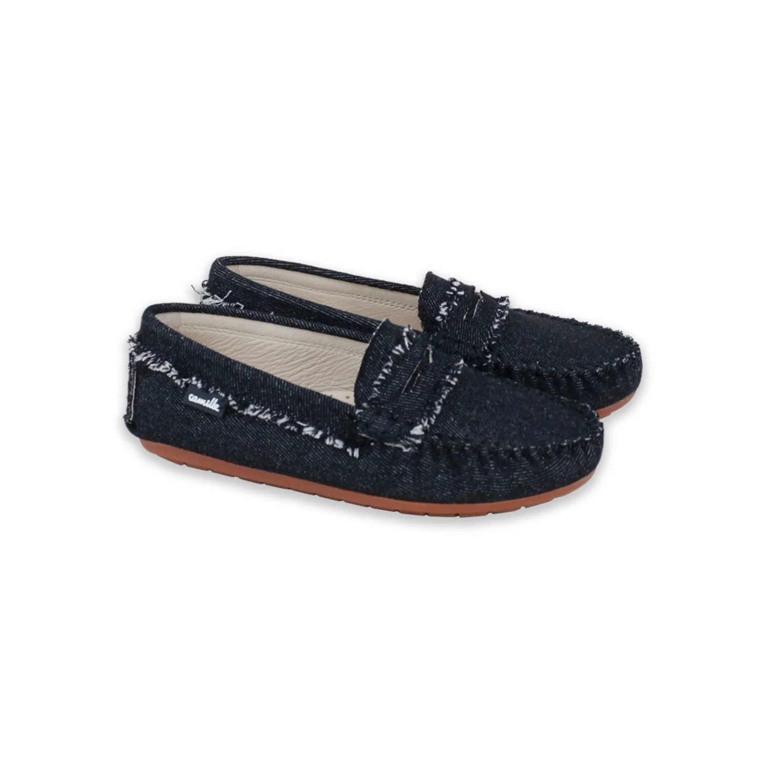 Camille Shoes Stella - Black Denim