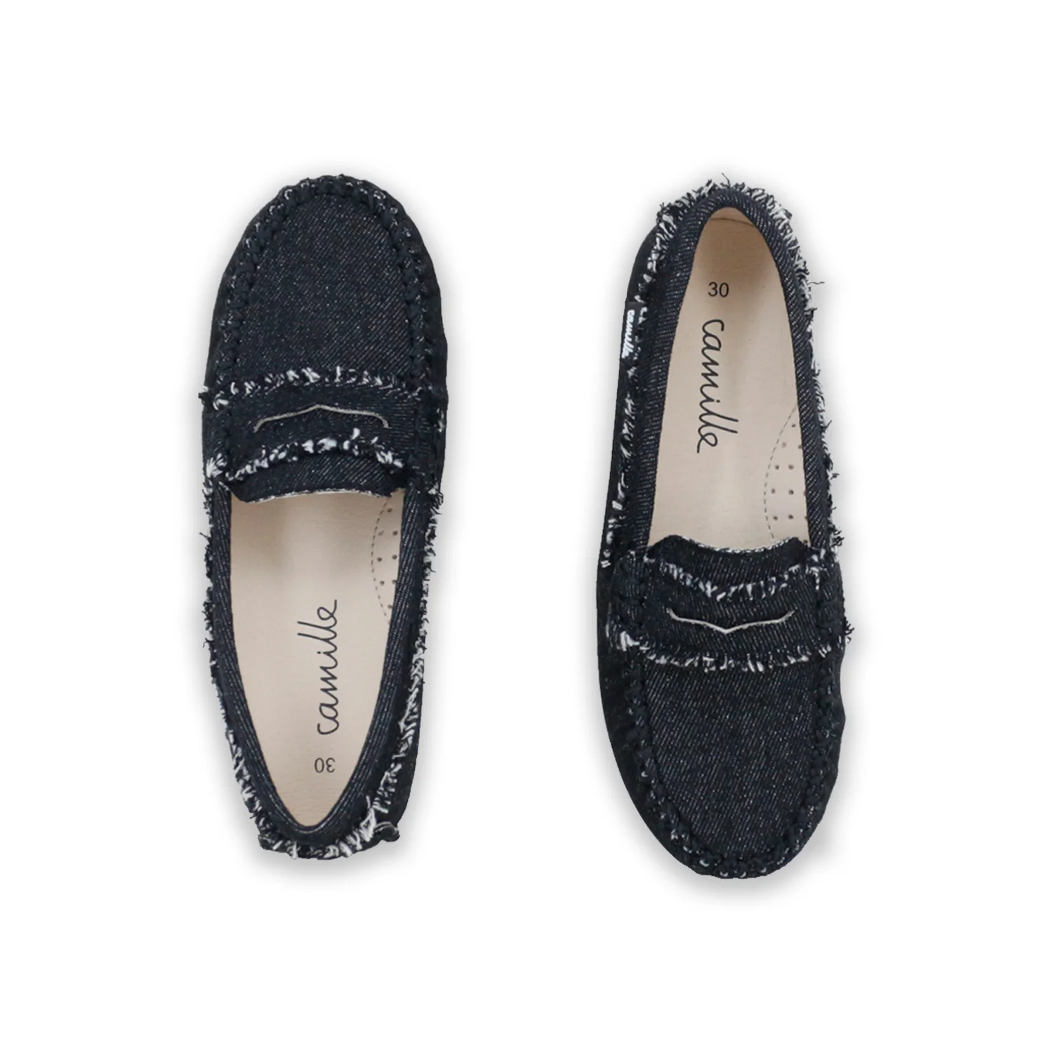 Camille Shoes Stella - Black Denim - Image 2