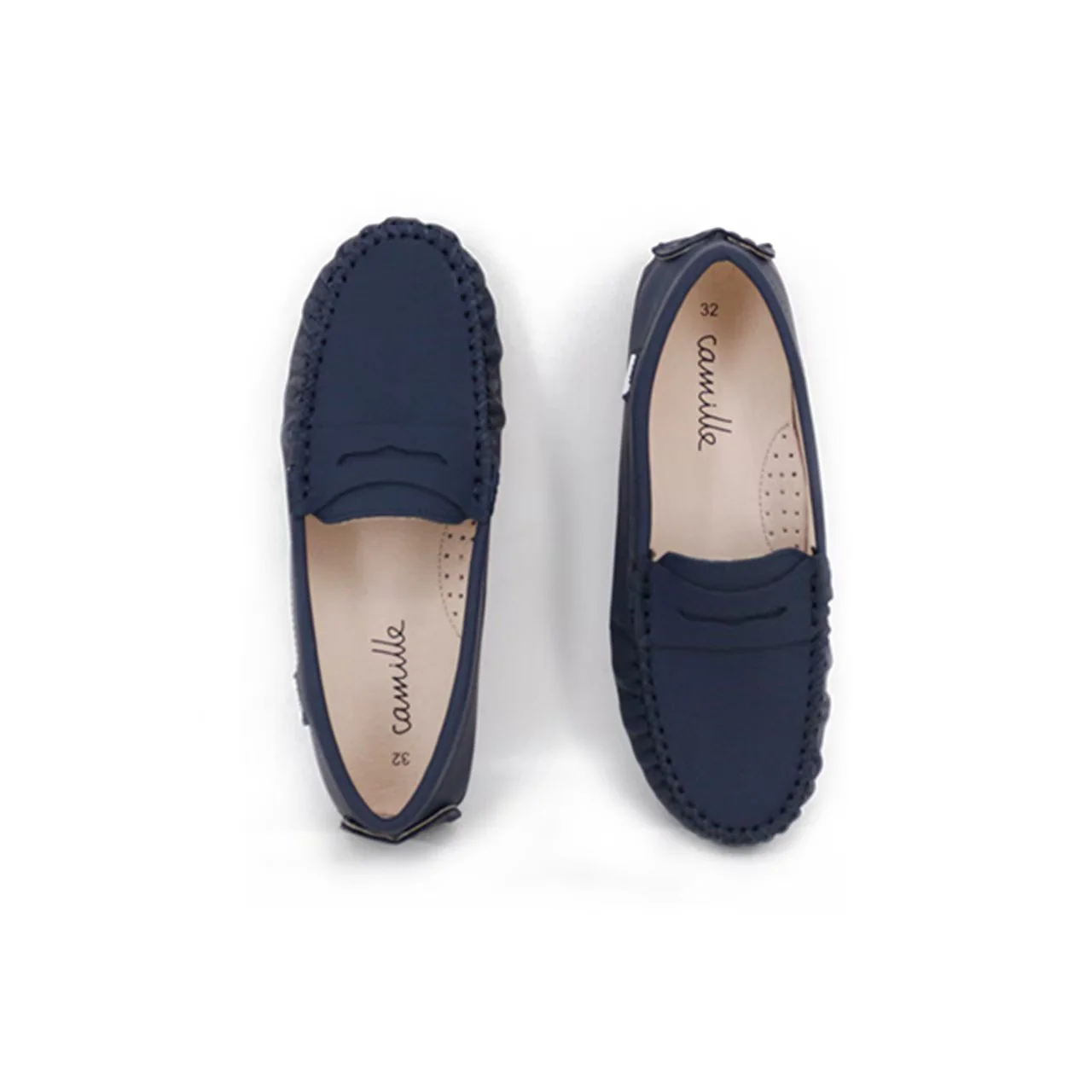 Camille Shoes Stella - Navy Matte Leather - Image 3