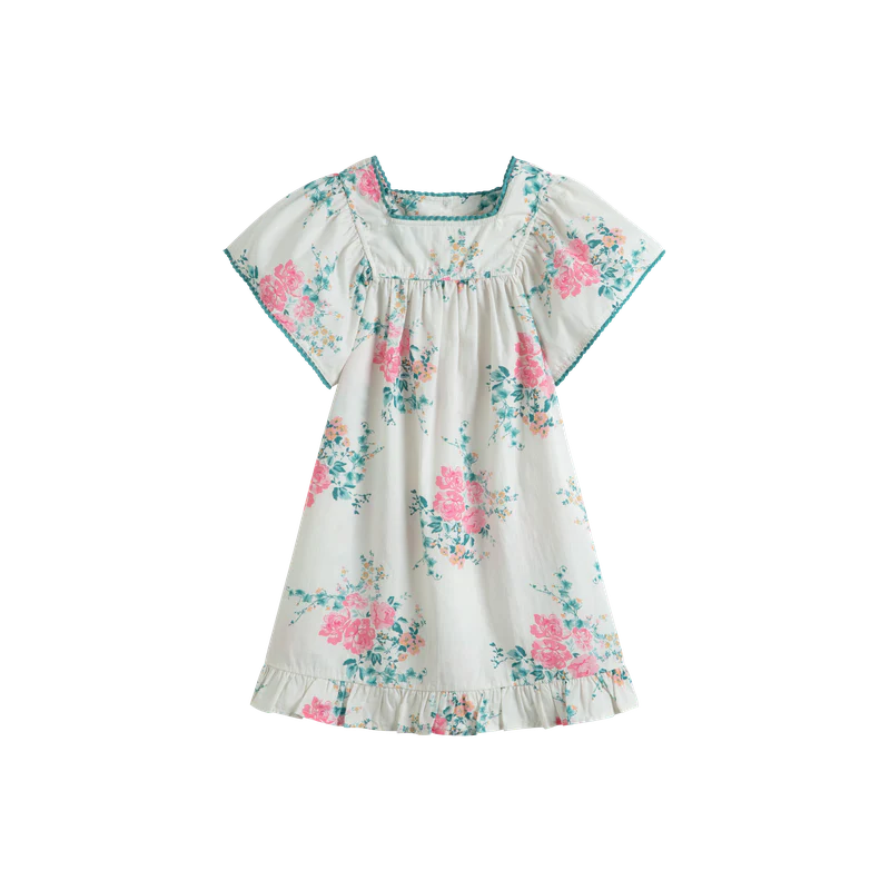 Cera Una Volta Luna Dress - Pink Roses - Image 2