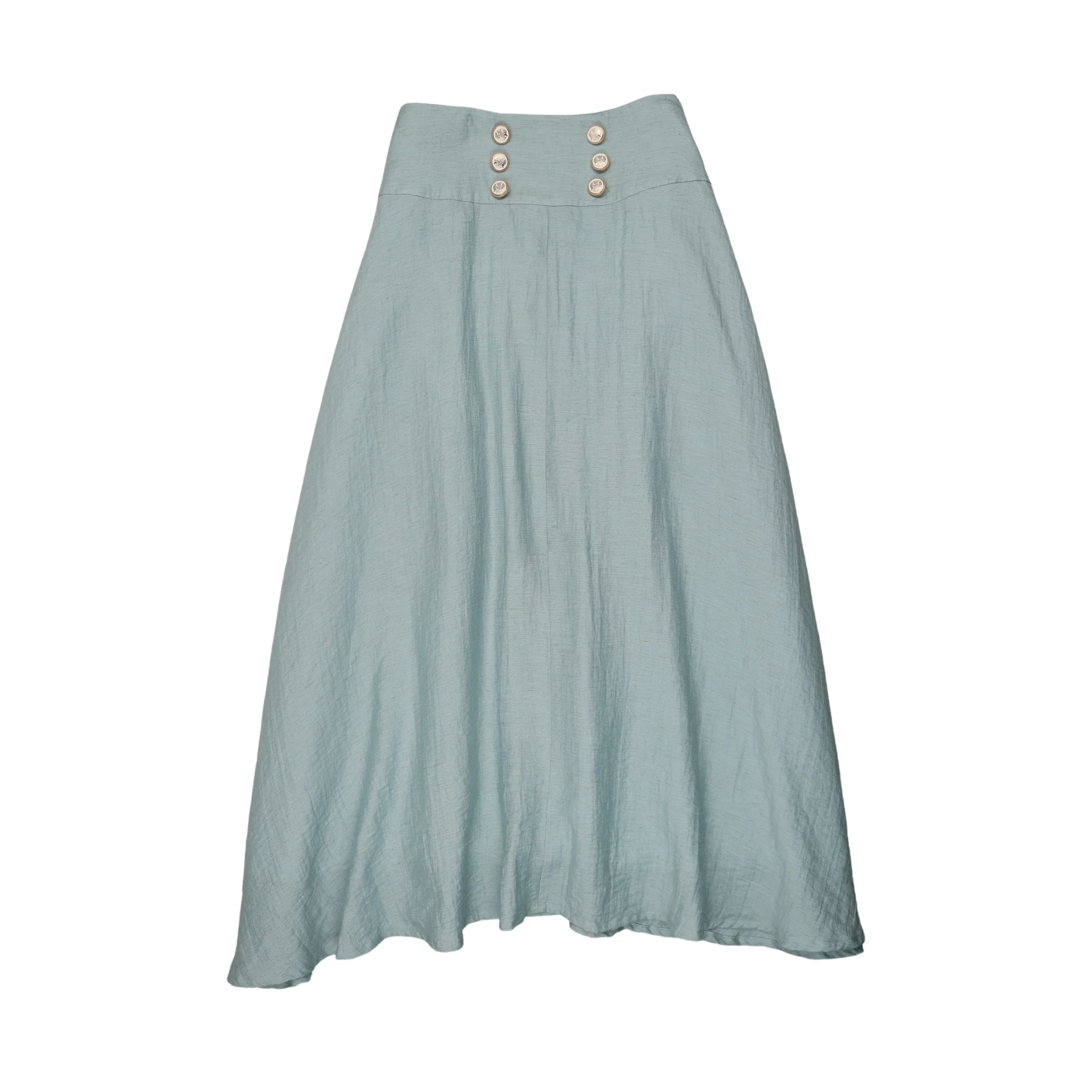 Coco Blanc High Waisted Skirt - Slate