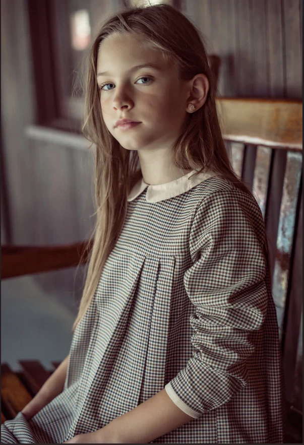 Coco Blanc Houndstooth Dress - Image 3