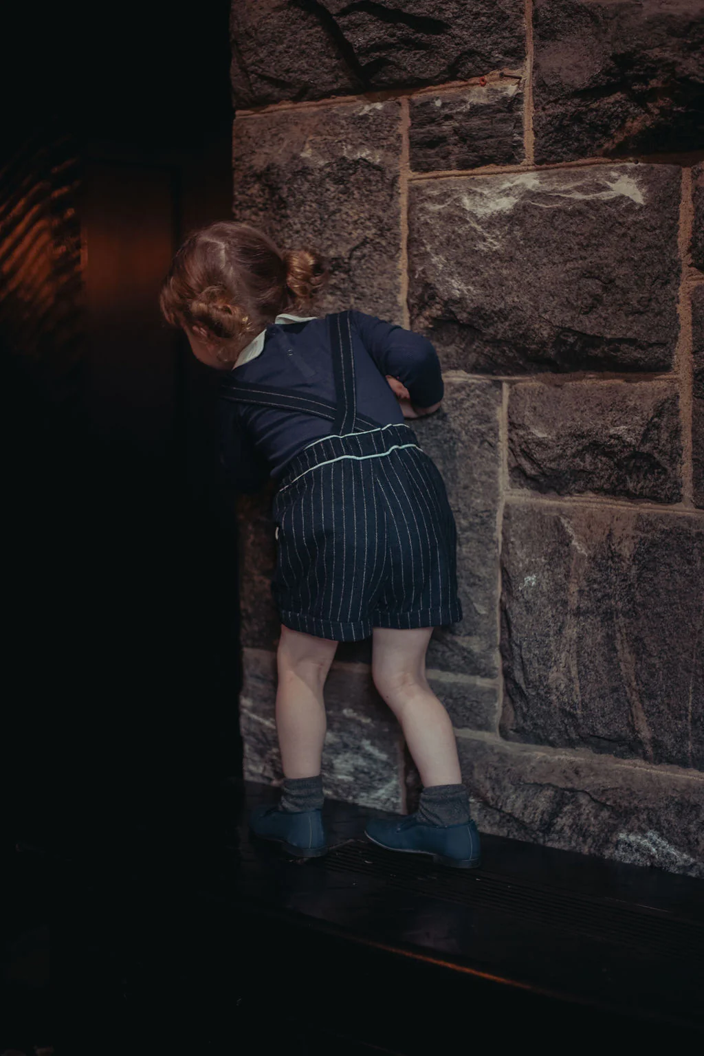 Coco blanc Pinstripe romper - Image 3