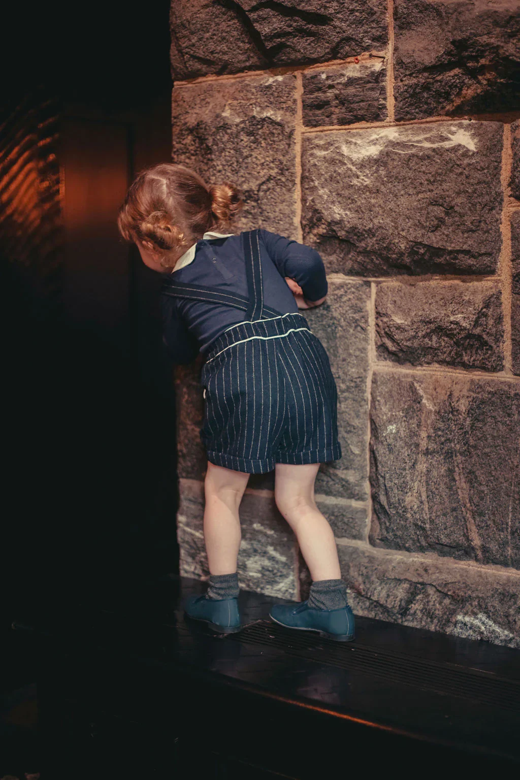 Coco blanc Peter Pan Onesie Navy - Image 2