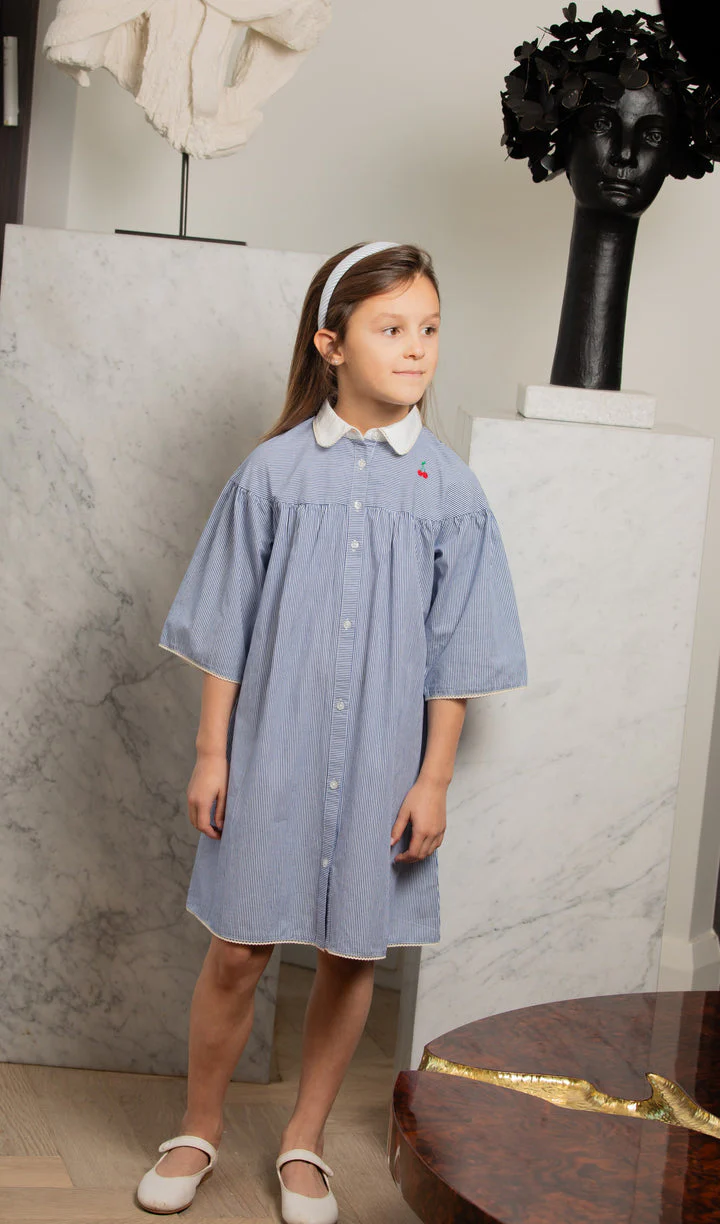 Coco Blanc Striped Dress - Image 4