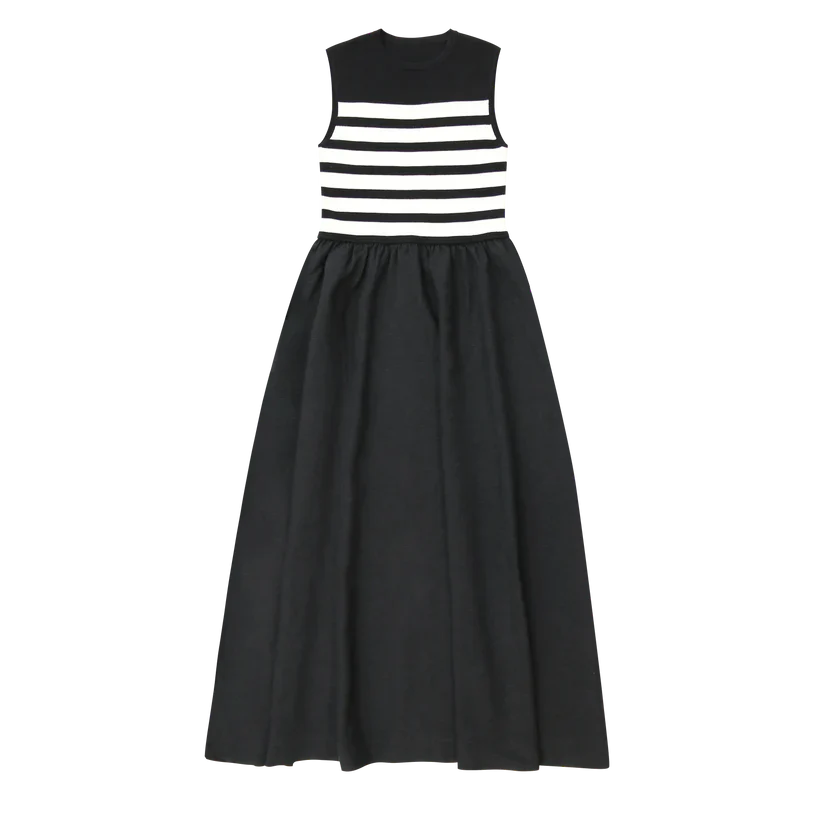 Coco Blanc Striped Maxi And Cardigan Set - Image 2