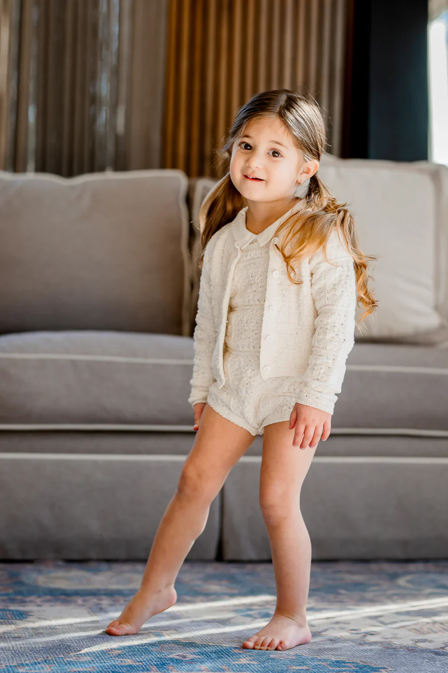 Coco Blank Crochet Romper - Image 2