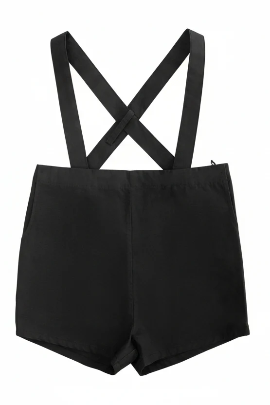 Little Parni Boys Cotton Shorts (K659) - Black