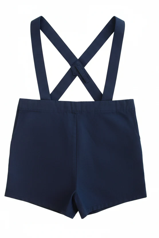 Little Parni Boys Cotton Shorts (K659) - Navy Blue
