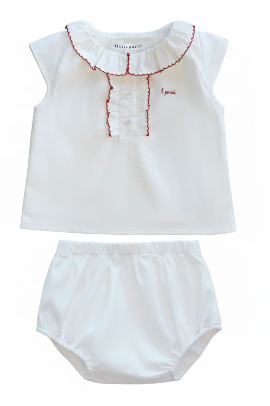 Little Parni Pico Toddler Set (K645) - White