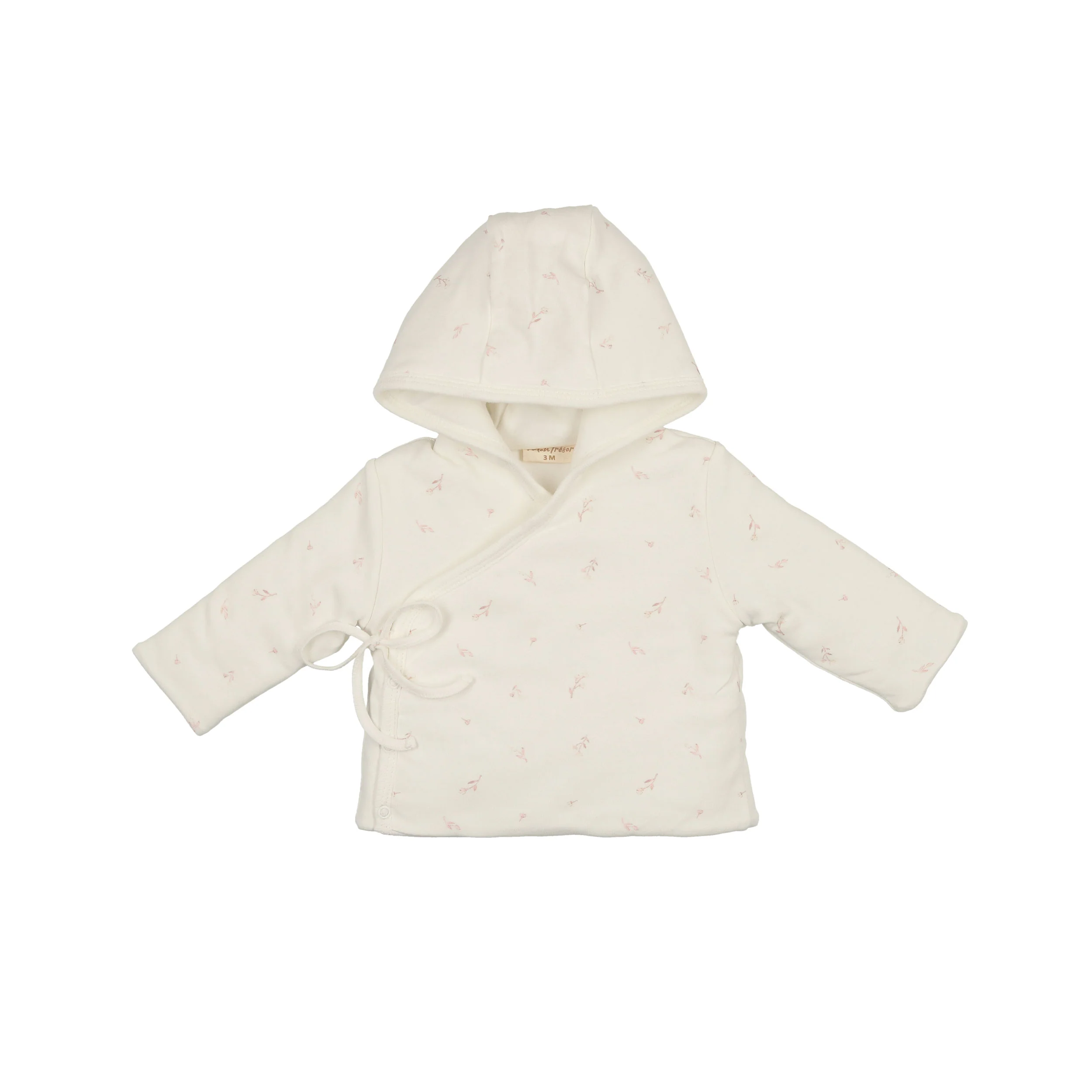 Mon Tresor Nature's Print Jacket - Ivory & Pink
