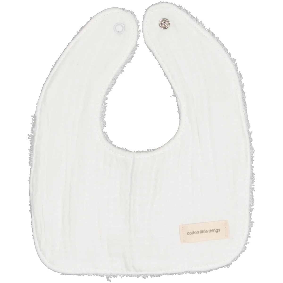 Cotton Little Things Bib - Crudo