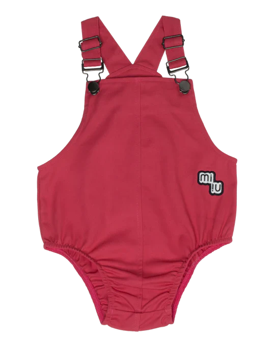 Crew Kids Jean Overall Bubble - Coral