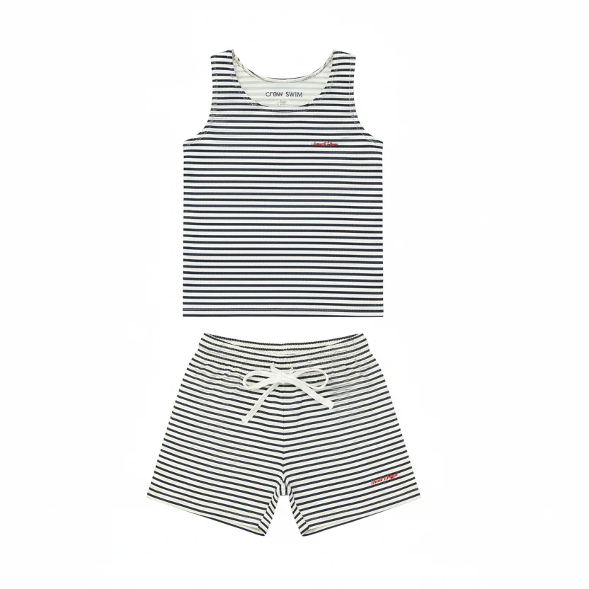 Crew Kids Navy Nautical Boy Swim Set