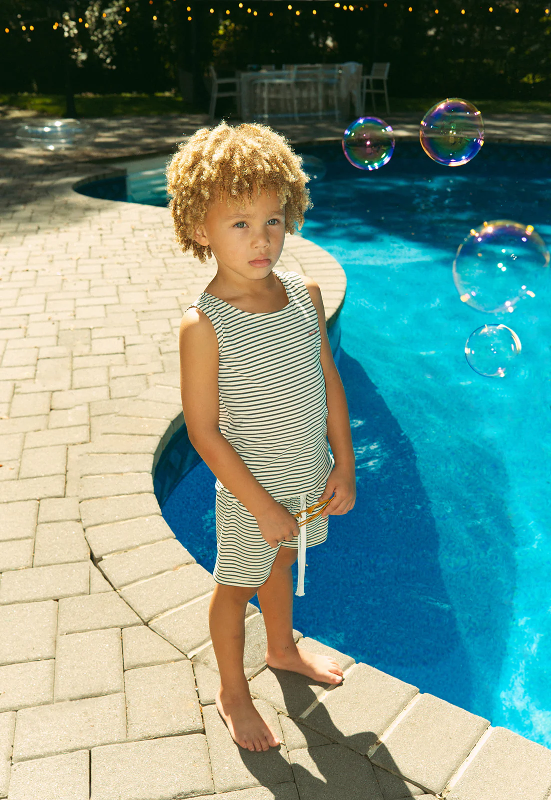 Crew Kids Navy Nautical Boy Swim Set - Image 2