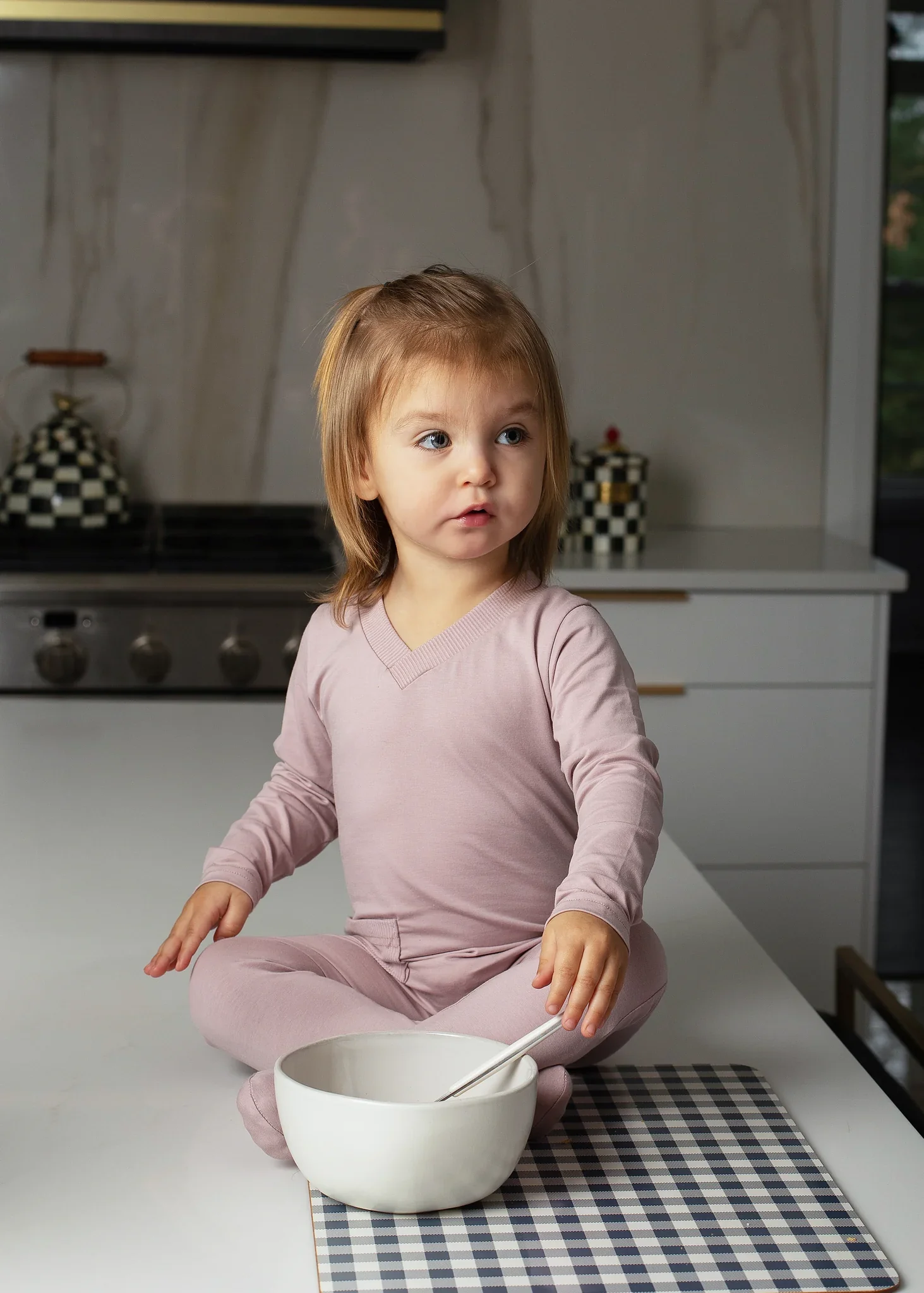Cuddle & Coo Rose Ribbed pocket Stretchie + beanie - Image 3