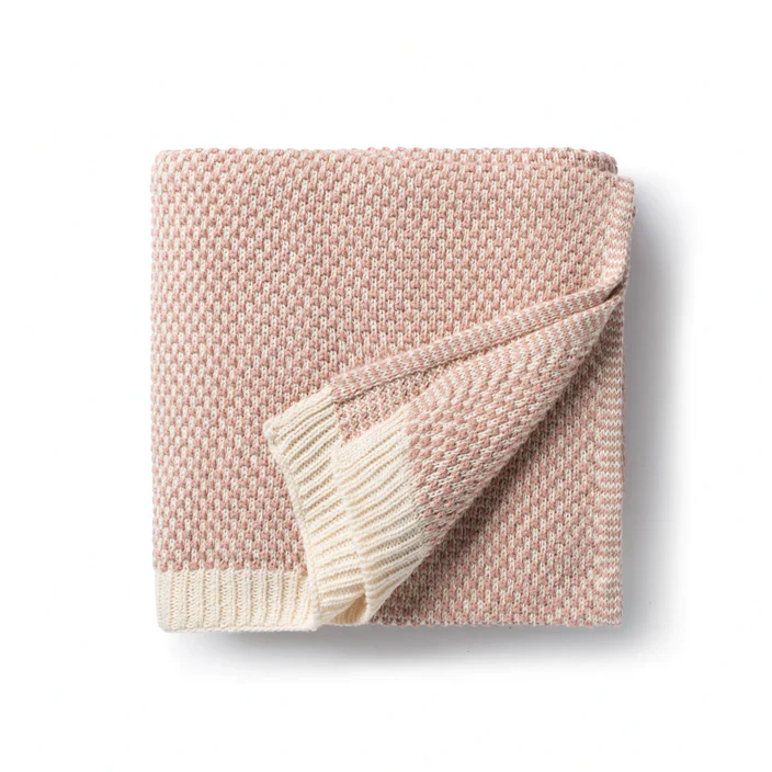 Domani Home Brunello Rose Baby Blanket - Image 2