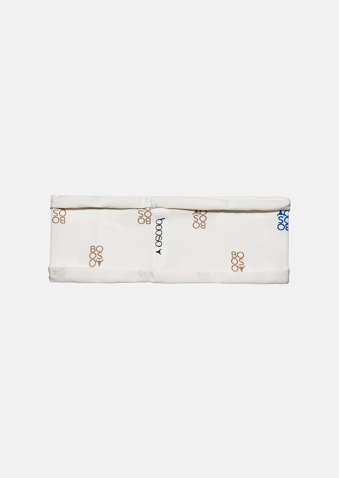 Ecru Booso Labeled Printed Sweatband