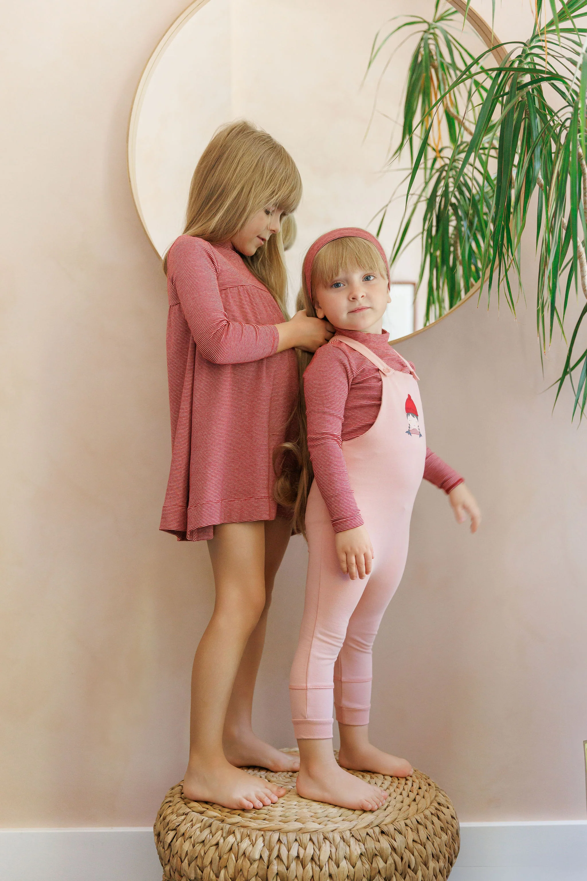 Ely's & Co Autumn Kids Collection Dress - Pink (RUNS SMALL) - Image 2