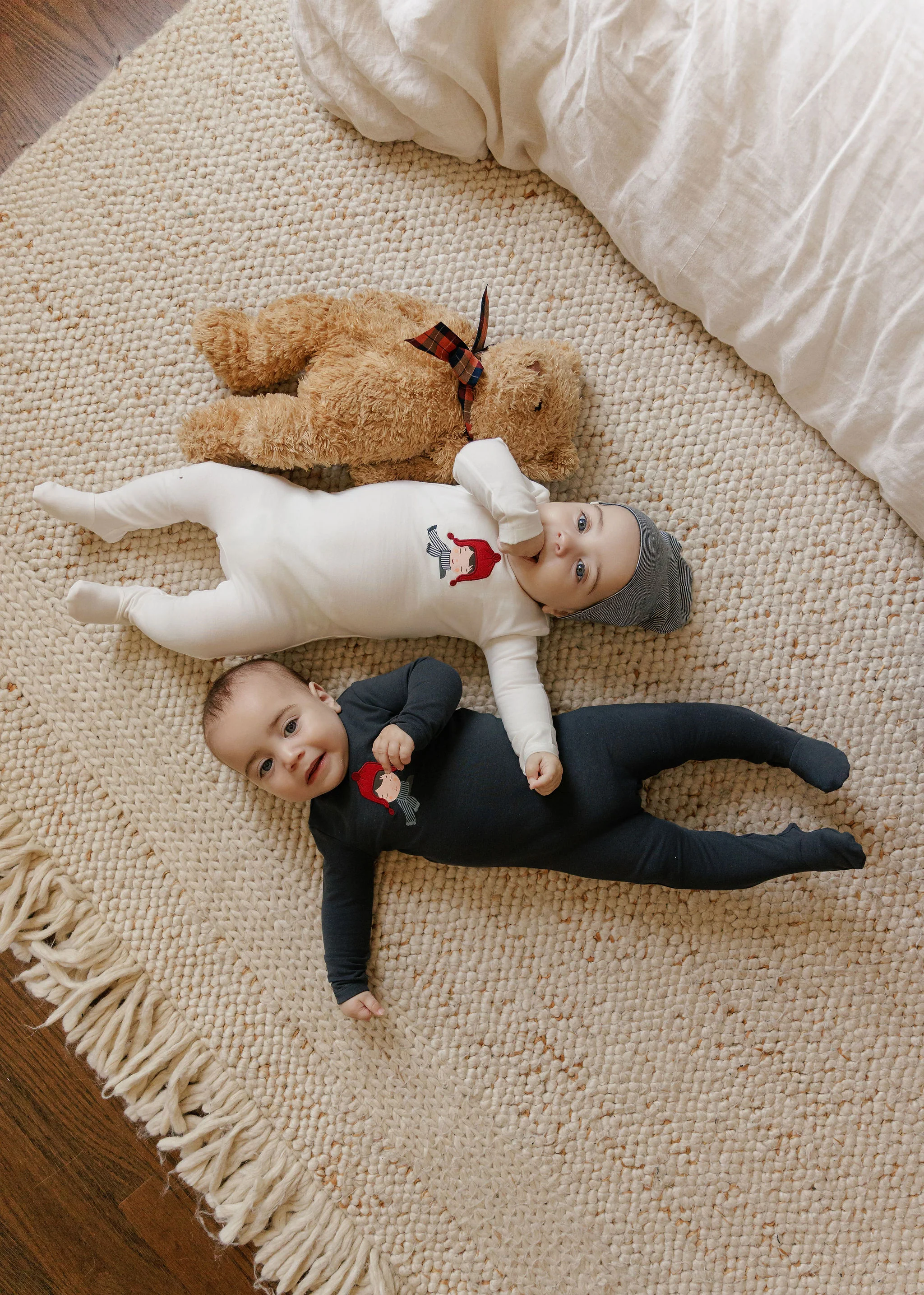 Ely's & Co Autumn Kids Collection Footie - Navy - Image 2