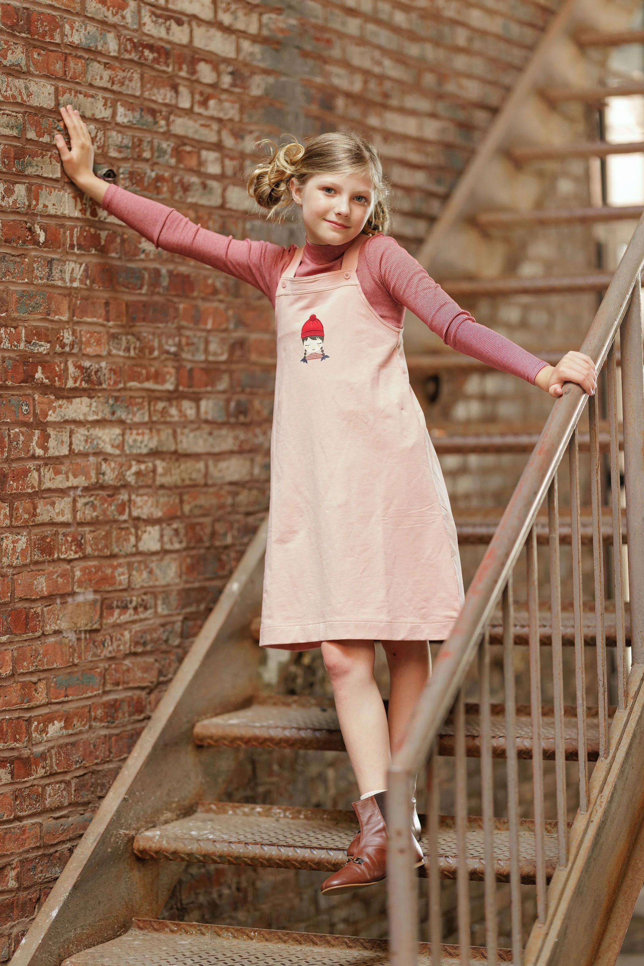 Ely's & Co Autumn Kids Collection Jumper - Pink - Image 3