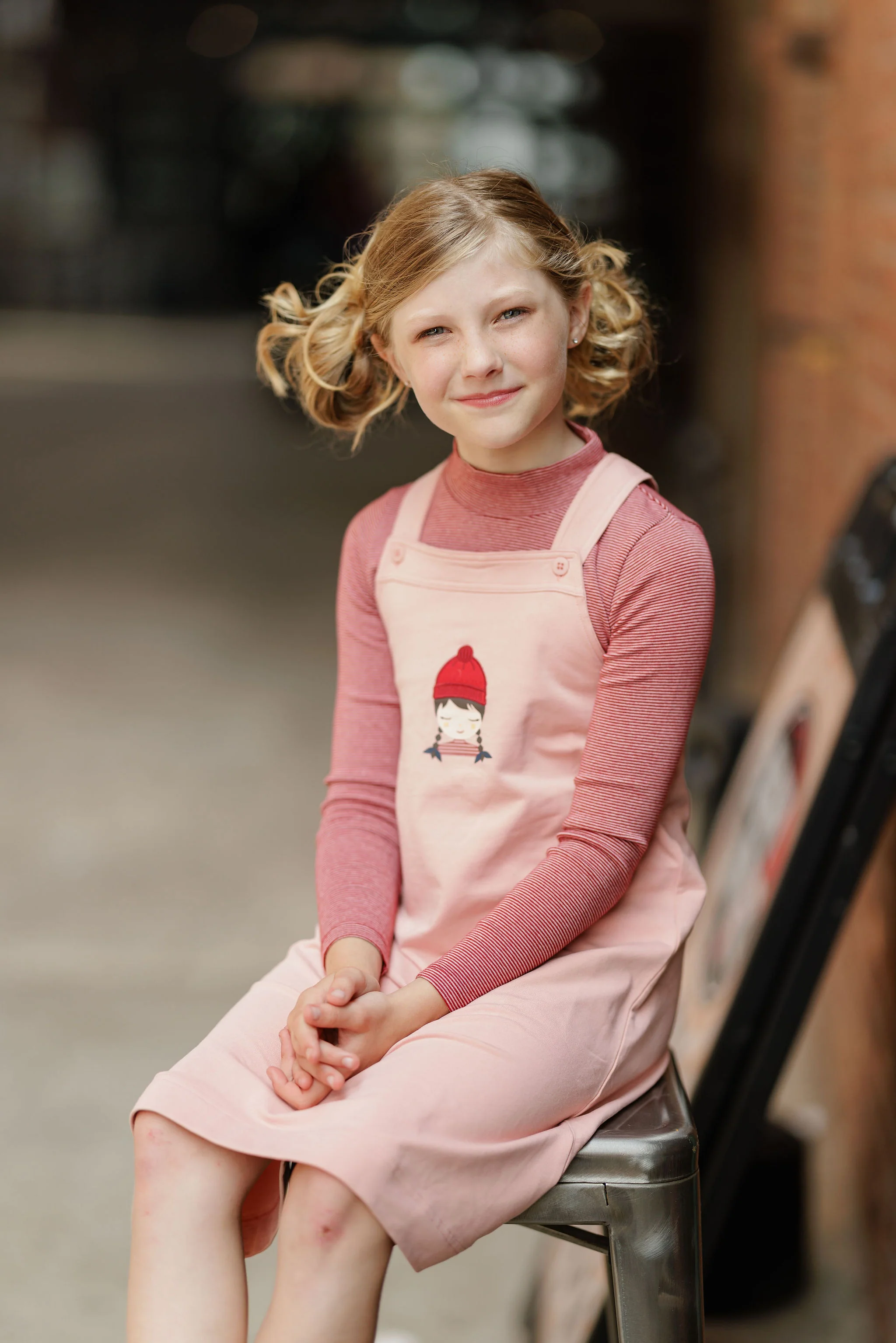 Ely's & Co Autumn Kids Collection Turtleneck - Pink - Image 2