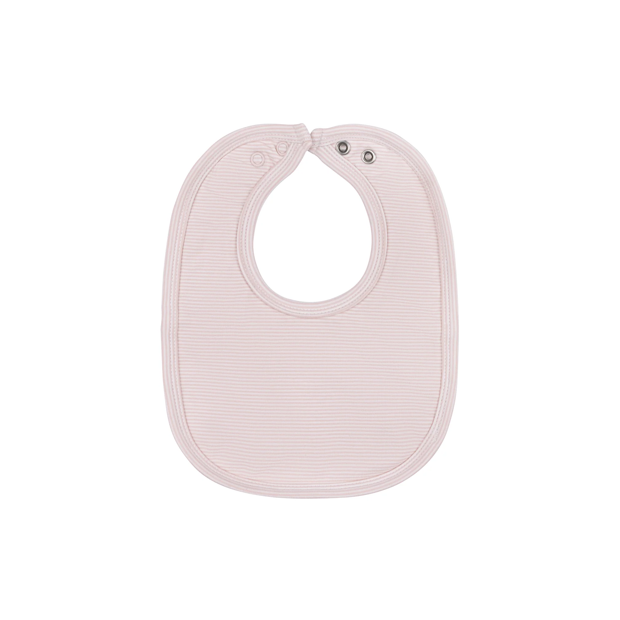 Ely's & Co Organic French Terry Propellor Collection Bib - Pink Stripes