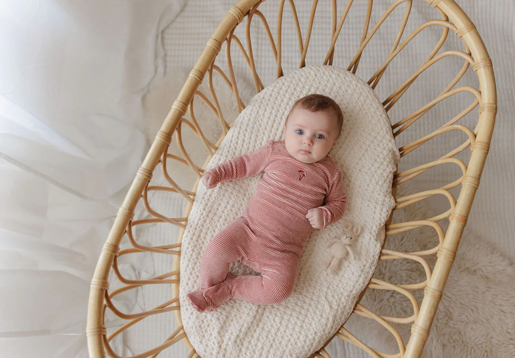 Ely's & Co Velour Stripe Collection Take Me Home Set - Dark Pink - Image 2