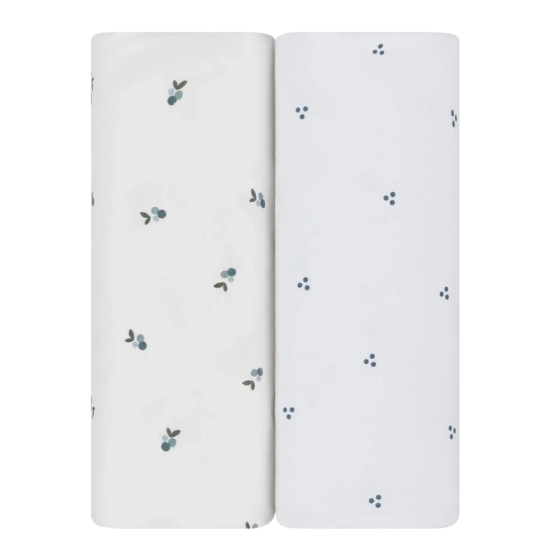 Ely's & Co Waterproof Crib Sheet Set - Blue Berry