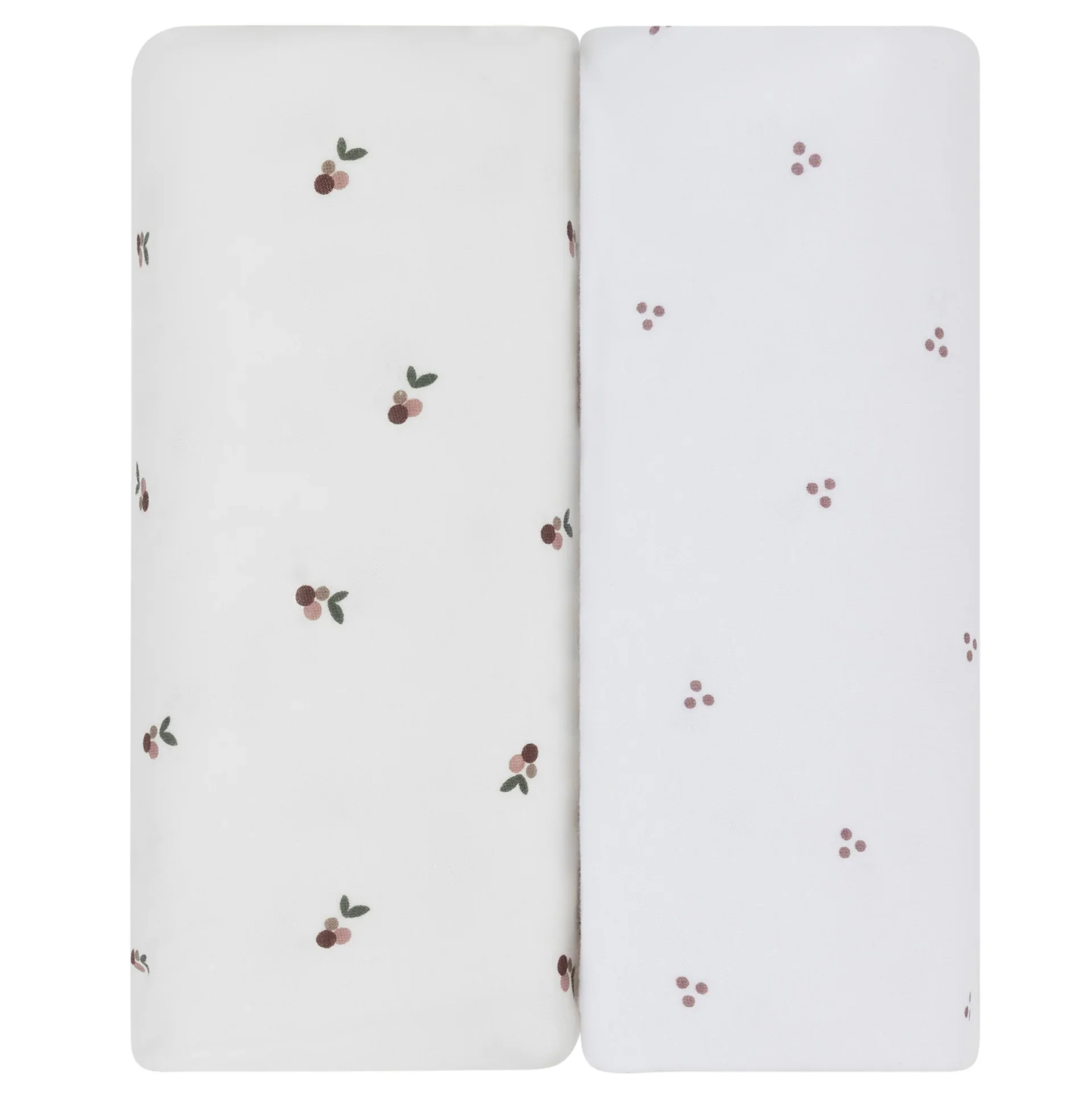 Ely's & Co Waterproof Pack N Play I Portable Crib Sheet Set - Lavender Berry