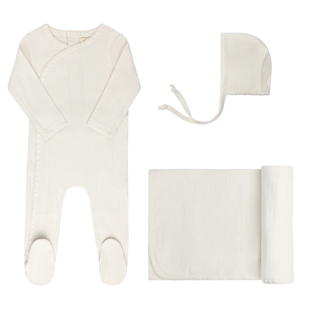 Ely's & Co Whip Stitch Collection Take Me Home Set - Ivory