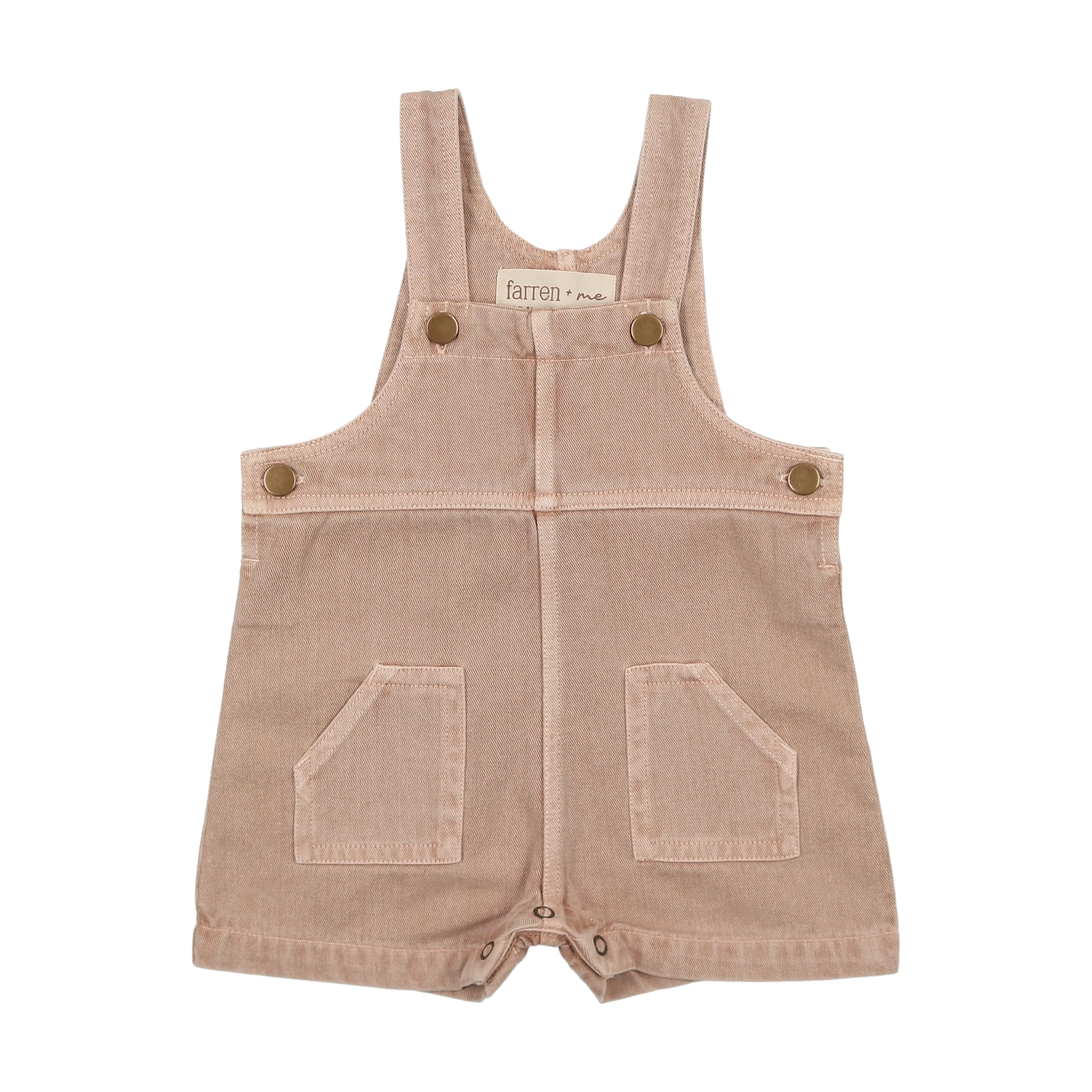 Farren & Me Denim Overall - Pale Pink Wash *RUNS SMALL* (size up 2 szs) - Image 3