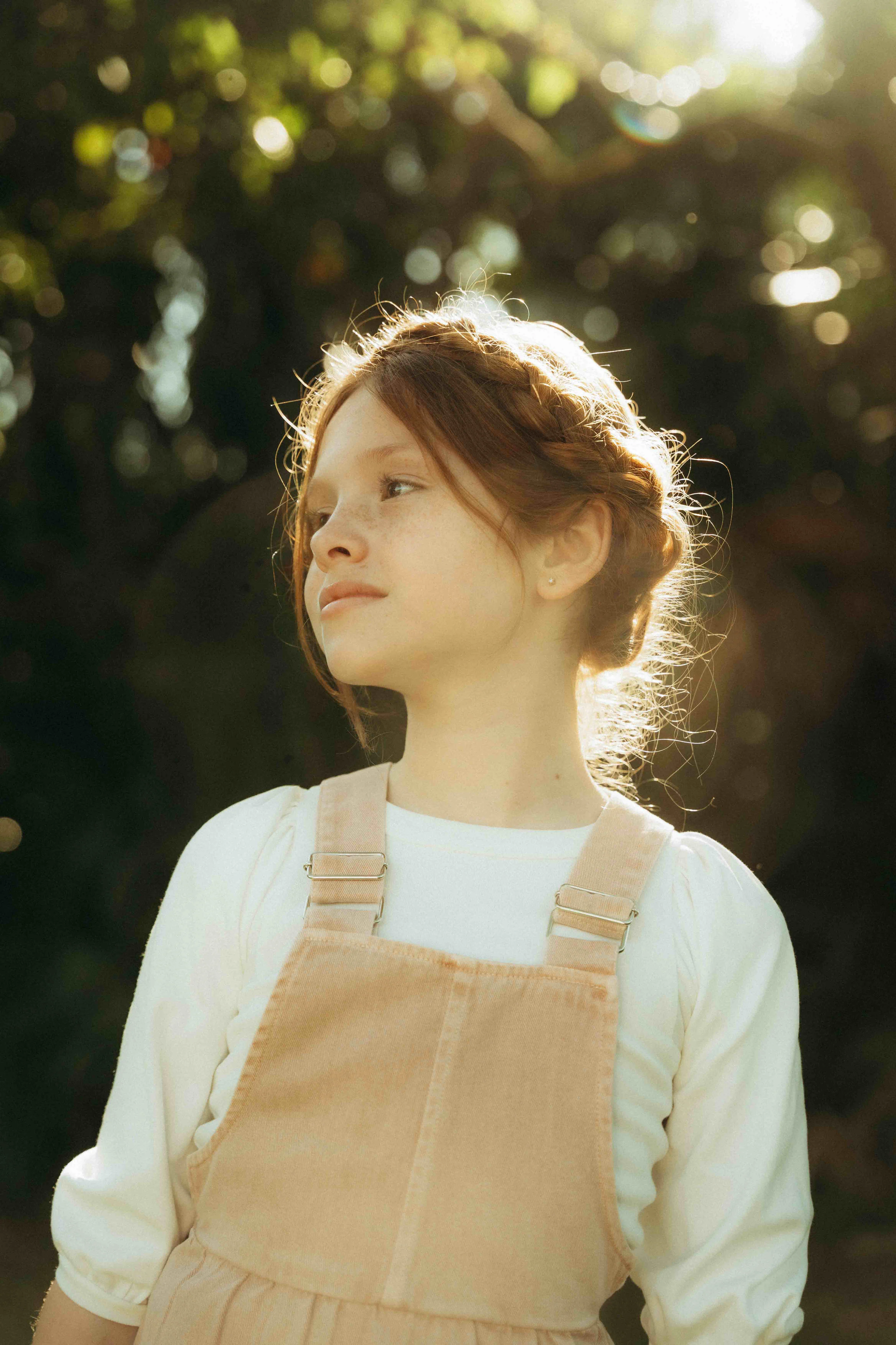 Farren & Me Denim Pinafore Dress RUNS SMALL- Pale Pink Wash - Image 2