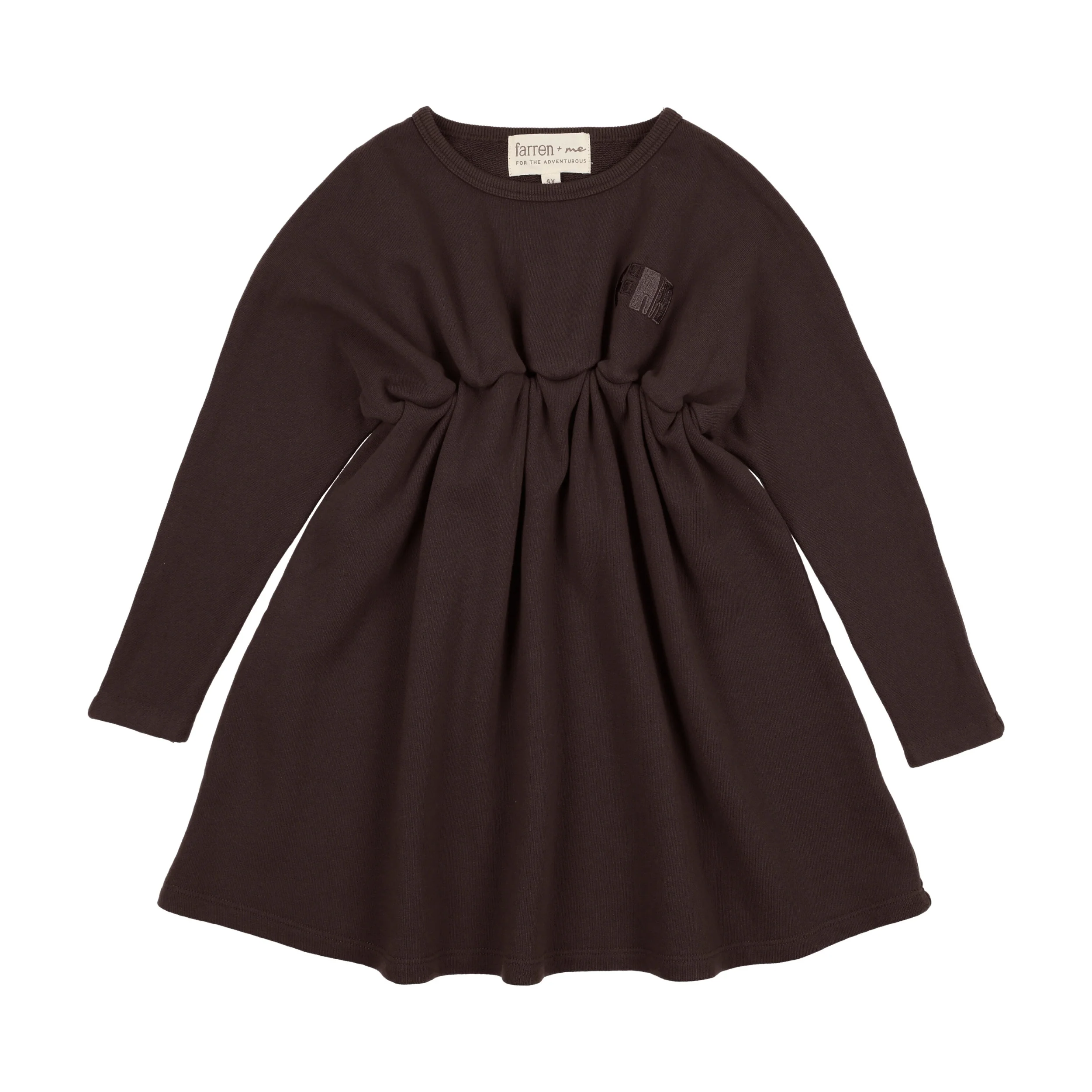 Farren & Me High Waisted Dress - Washed Black