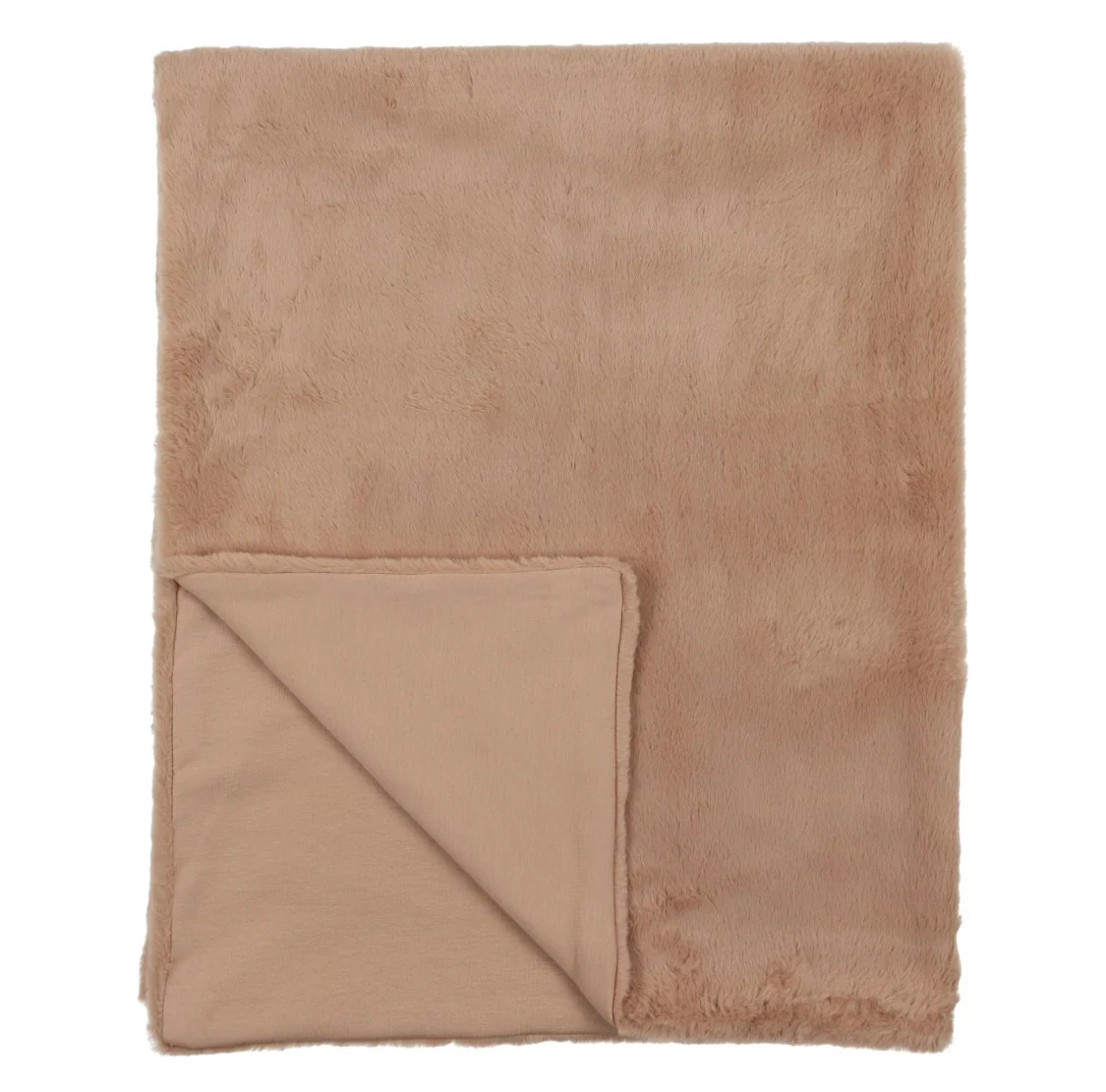 Fur Blanket-Oatmeal