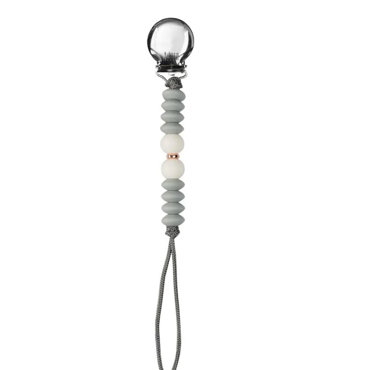 Adora Graphite Ombre Pacifier Clip