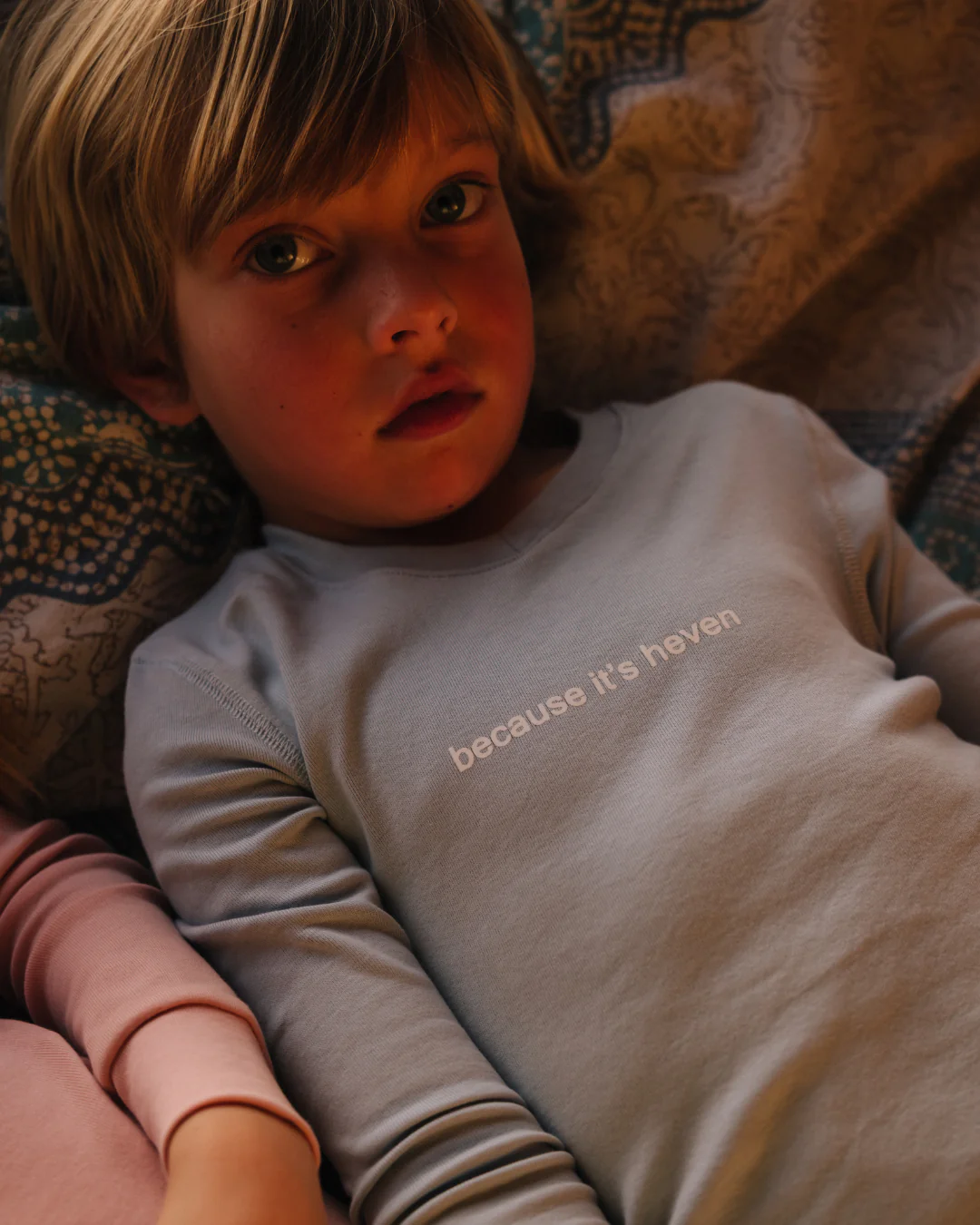 Heven Because It's Heaven Pajamas - Blue (PJ13) - Image 2