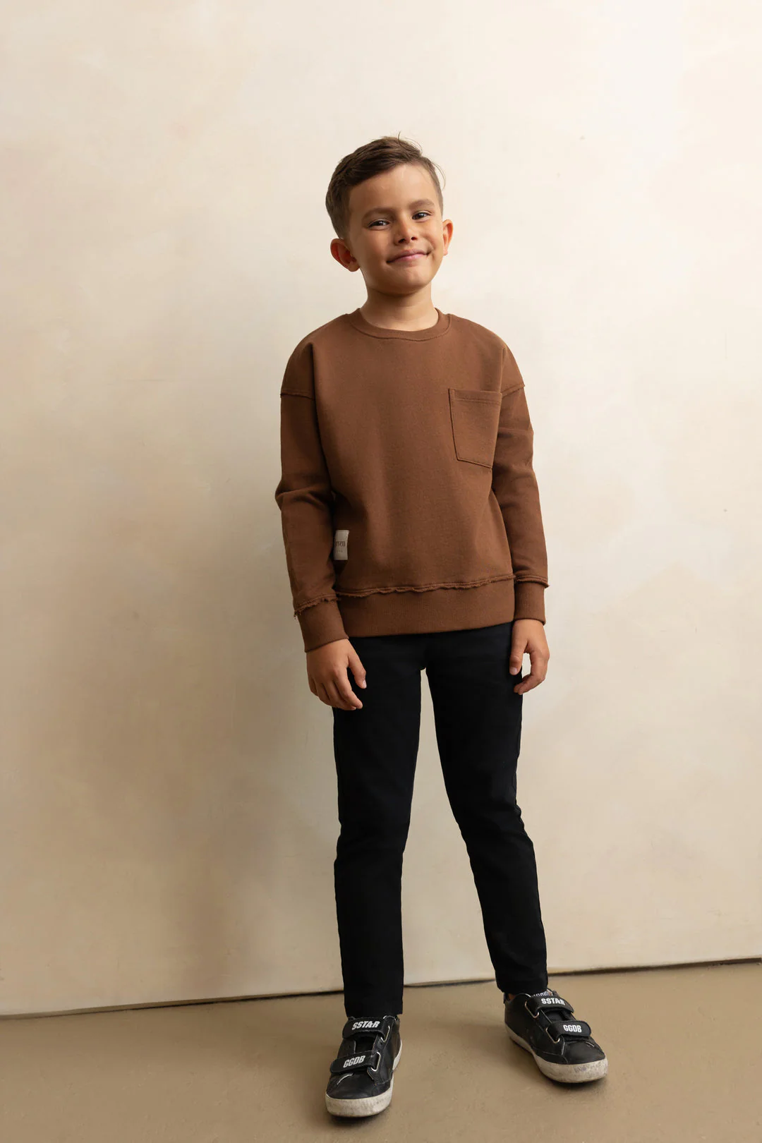 Heven Boys Sweatshirt H40 - Mocha - Image 2