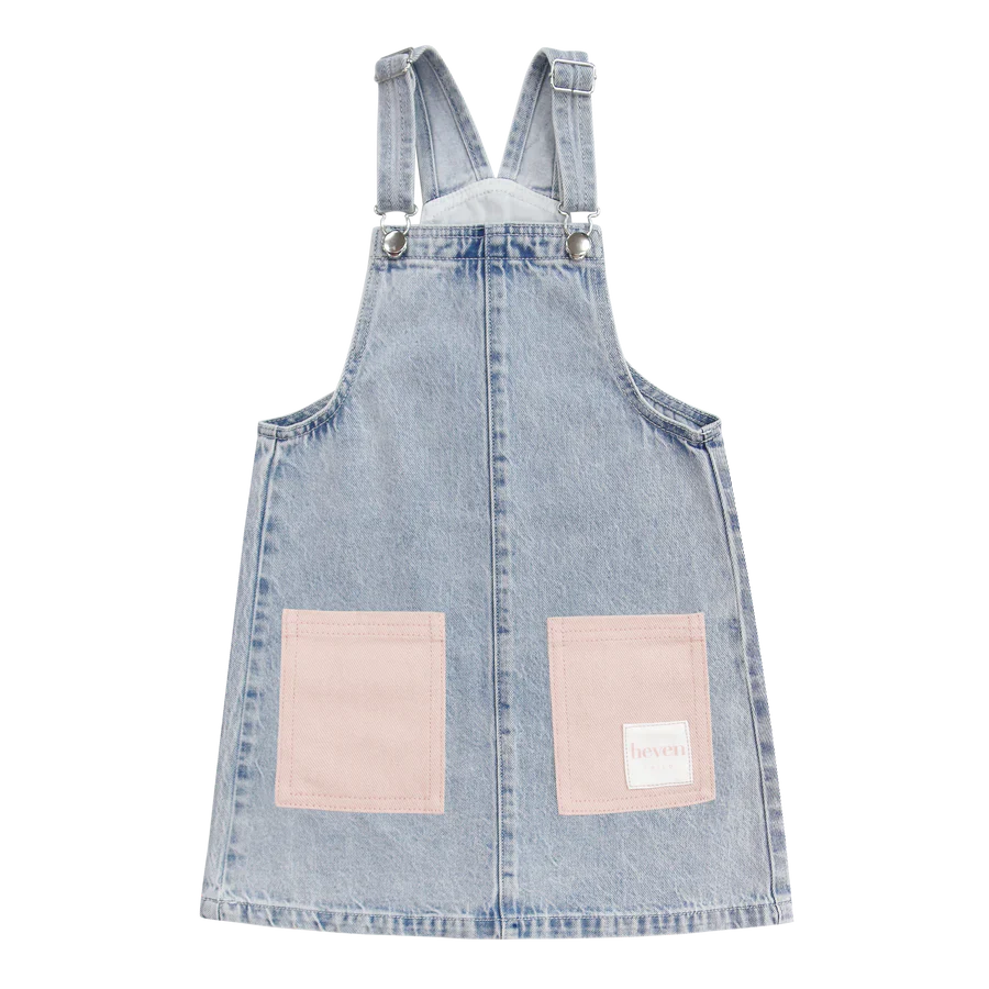 Heven Denim Pocket Jumper H28 - Pink (Runs Big)