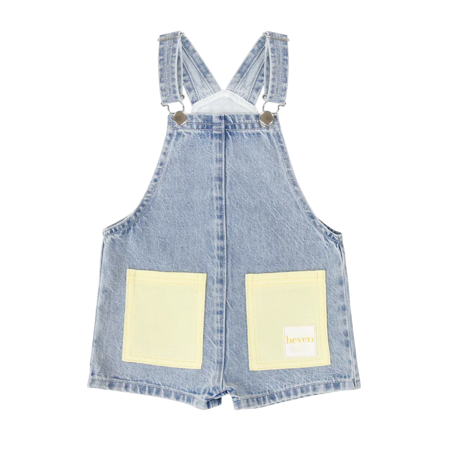 Heven Denim Pocket Overalls H31 - Yellow