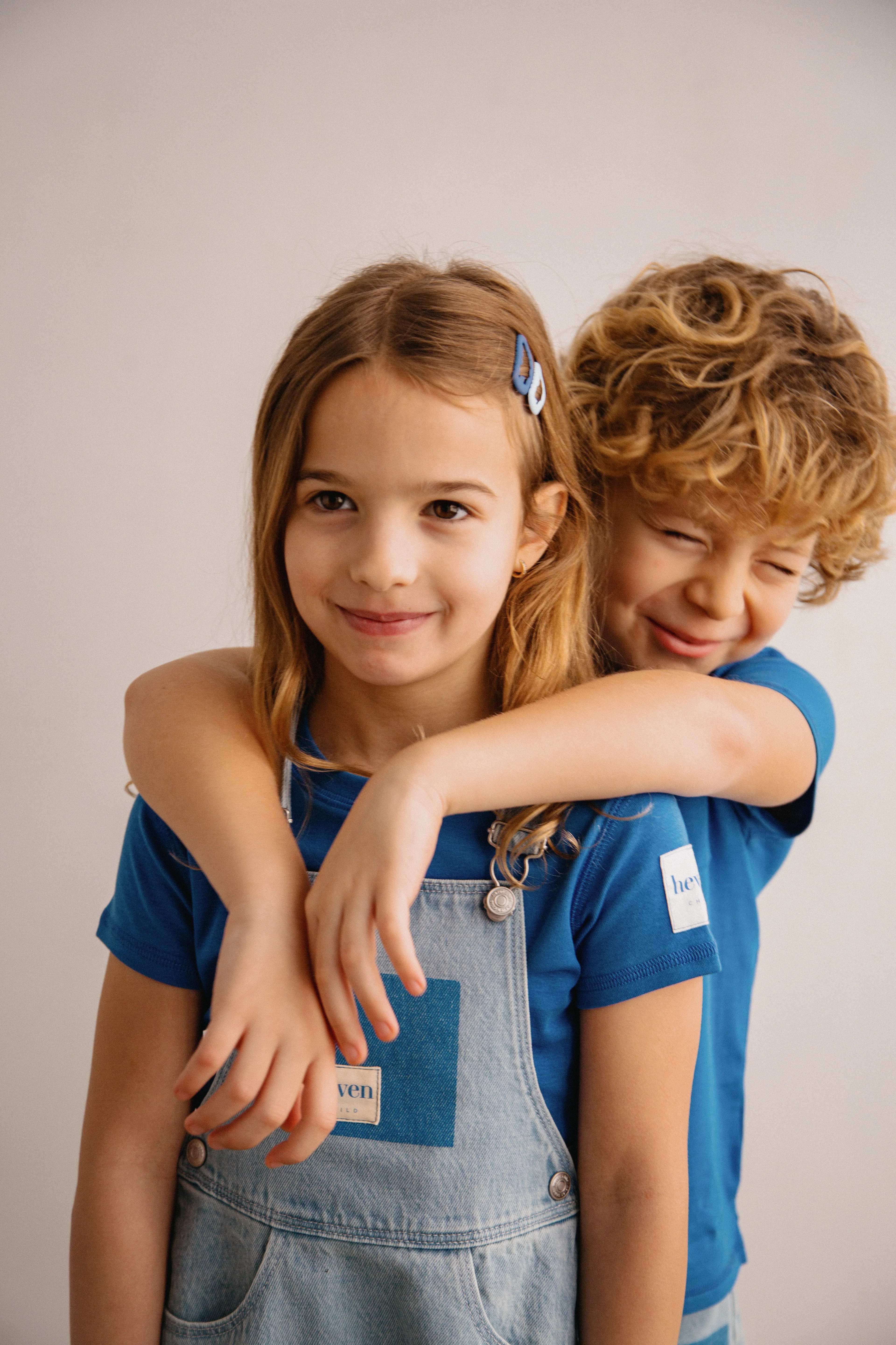 Heven Girls Short Sleeved T-shirt - Blue (H58) - Image 2