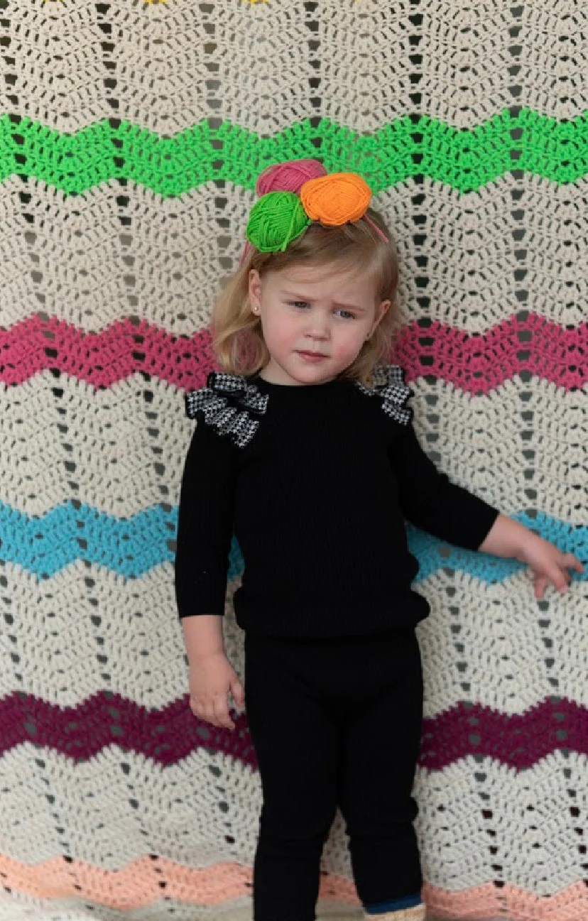 Houndstooth Knit Set - Image 2