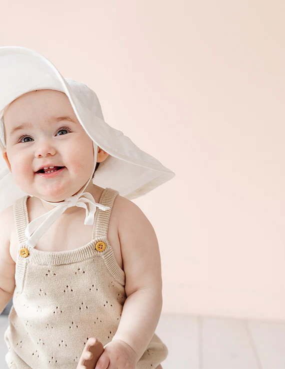Jacqueline & Jac Sun Hat - Ivory - Image 3