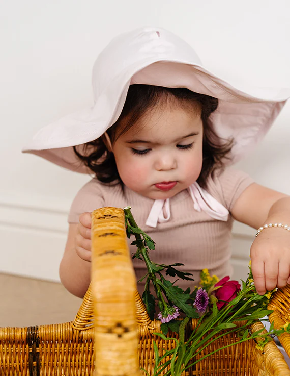 Jacqueline & Jac Sun Hat - Blush - Image 2
