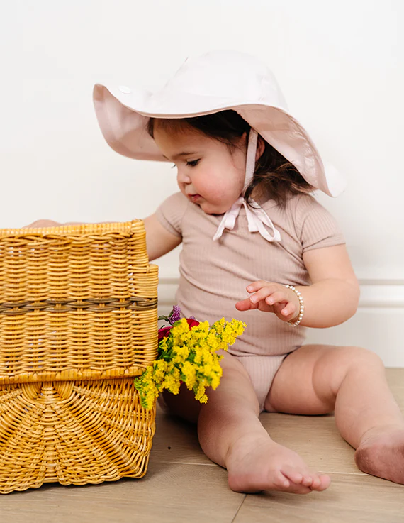 Jacqueline & Jac Sun Hat - Blush - Image 3