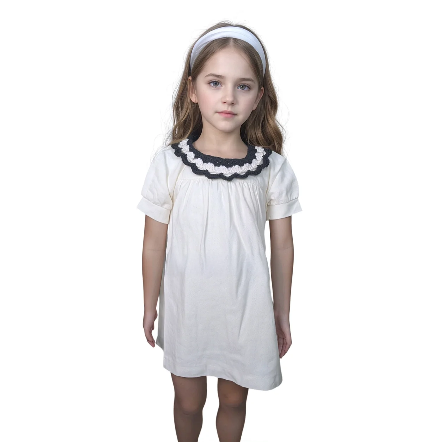 Kalinka Amalia Dress - Milk - Image 2