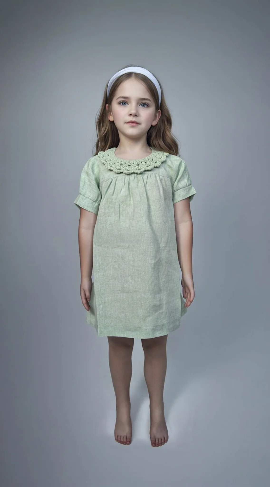 Kalinka Amalia Dress - Sage - Image 2
